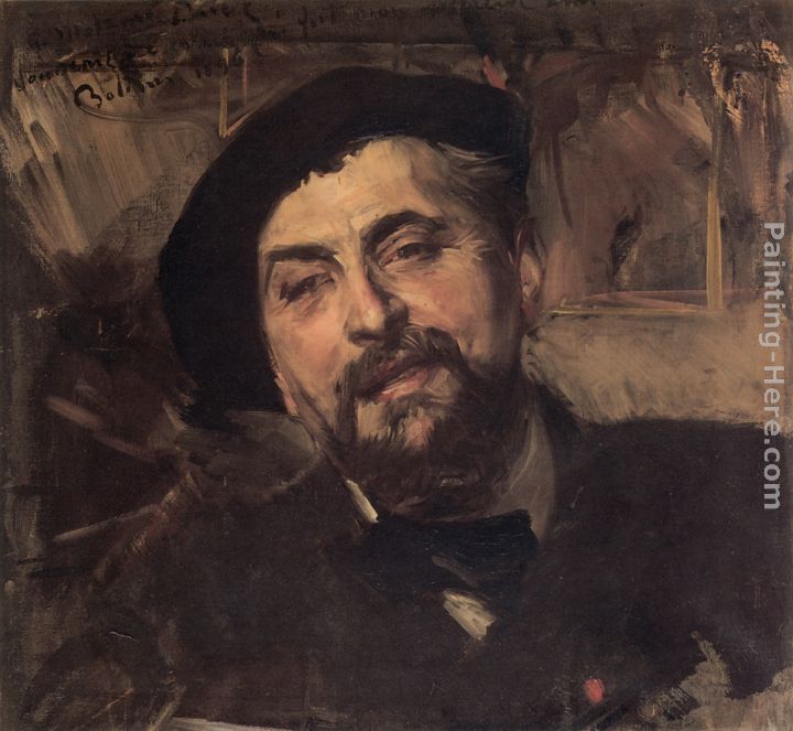 Portrait of the Artist Ernest-Ange Duez (1843-1896) painting - Giovanni Boldini Portrait of the Artist Ernest-Ange Duez (1843-1896) art painting